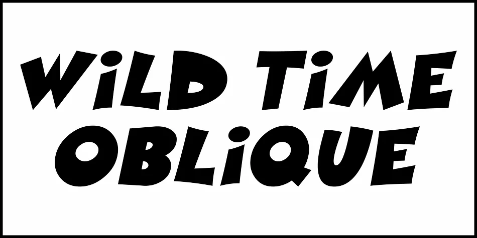 Wild Time JNL by Jeff Levine Fonts — Display Font — thumbnail 4