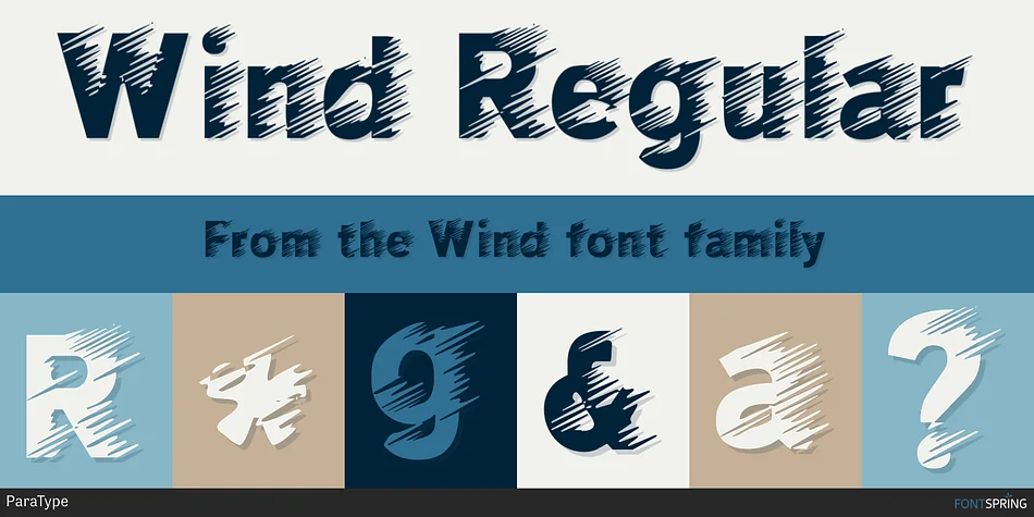 Wind by ParaType — Display Font