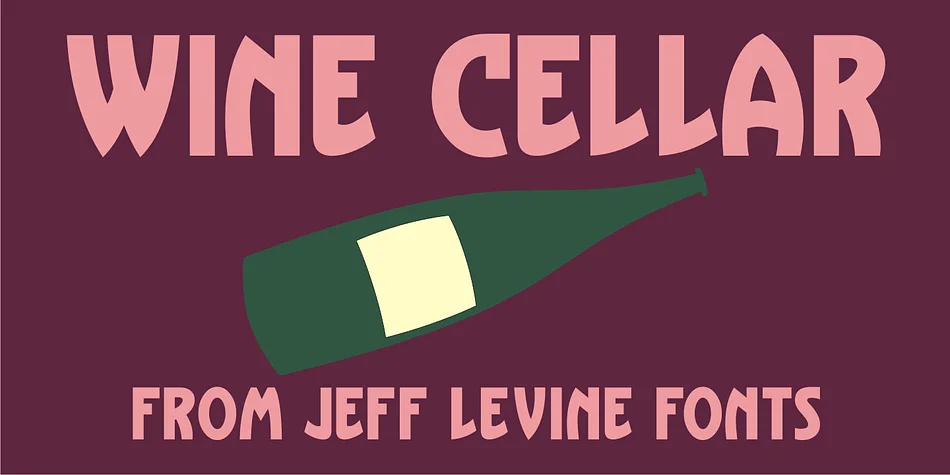 WINE CELLAR JNL by Jeff Levine Fonts — Decorative Font