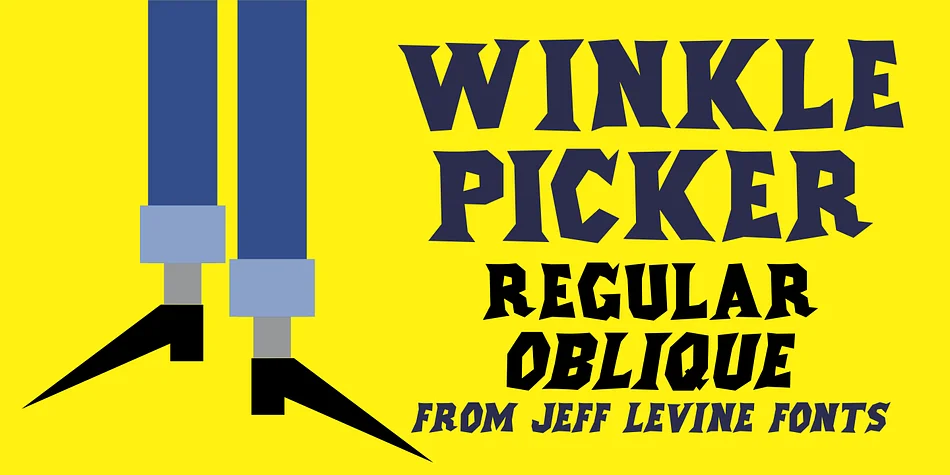 WINKLE PICKER JNL by Jeff Levine Fonts — Display Font