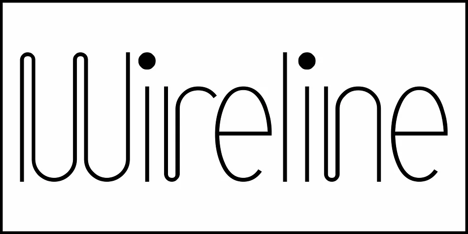 Wireline JNL by Jeff Levine Fonts — Display Font — thumbnail 2