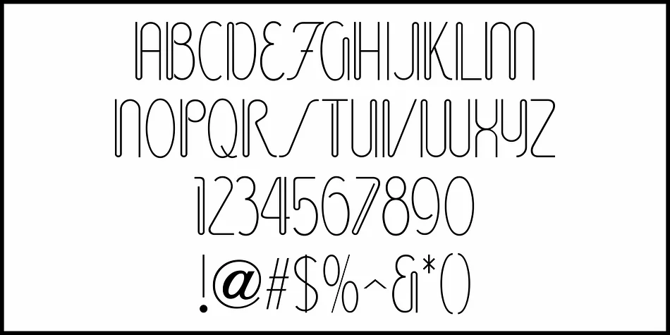 Wireline JNL by Jeff Levine Fonts — Display Font — thumbnail 3