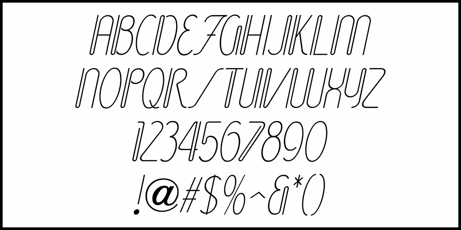 Wireline JNL by Jeff Levine Fonts — Display Font — thumbnail 5