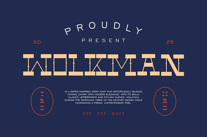 WOLKMAN by Rightwheels — Decorative Font