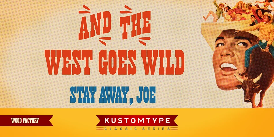 WOOD FACTORY by Kustomtype — Decorative Font — thumbnail 5