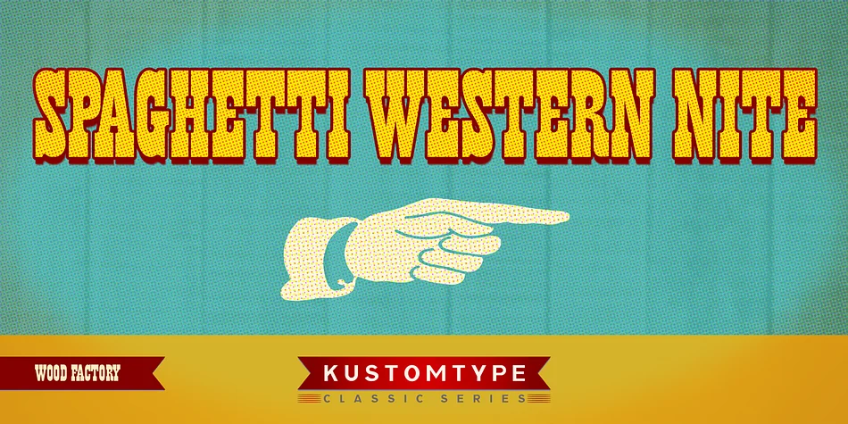 WOOD FACTORY by Kustomtype — Decorative Font — thumbnail 6