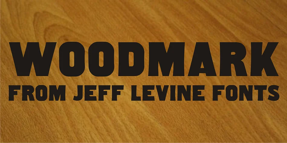 WOODMARK JNL by Jeff Levine Fonts — Display Font