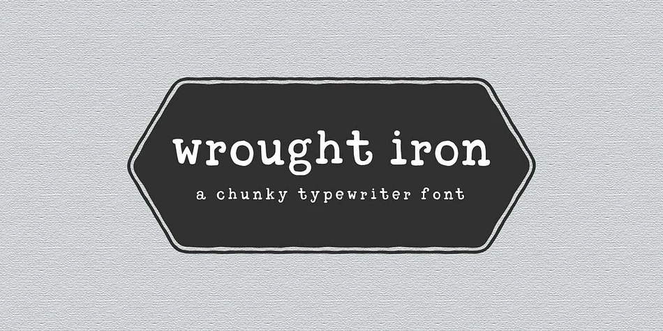 WROUGHT IRON by On The Spot Studio — Decorative Font