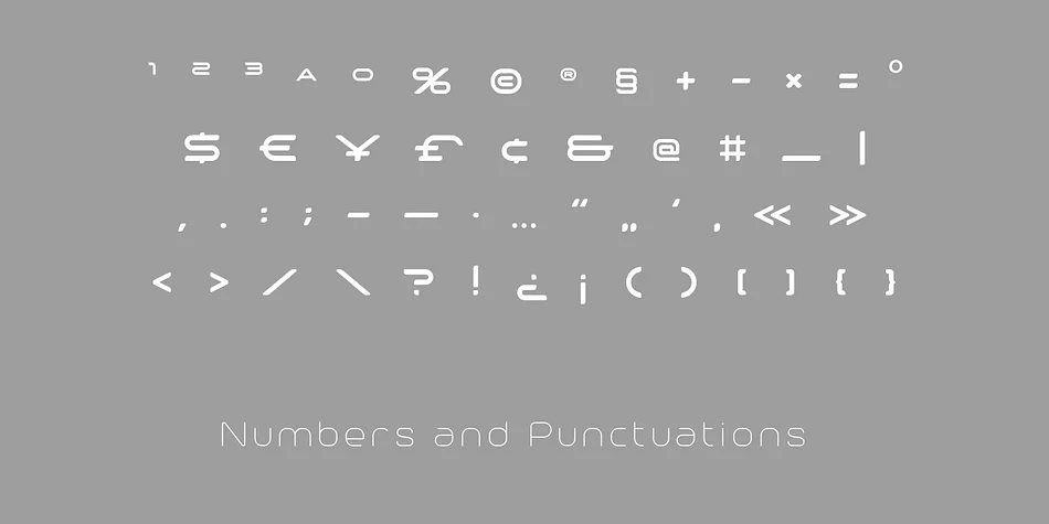 X-Space by Artyway — Display Font — thumbnail 7