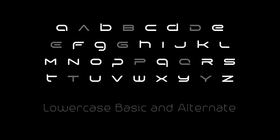 X-Space by Artyway — Display Font — thumbnail 8