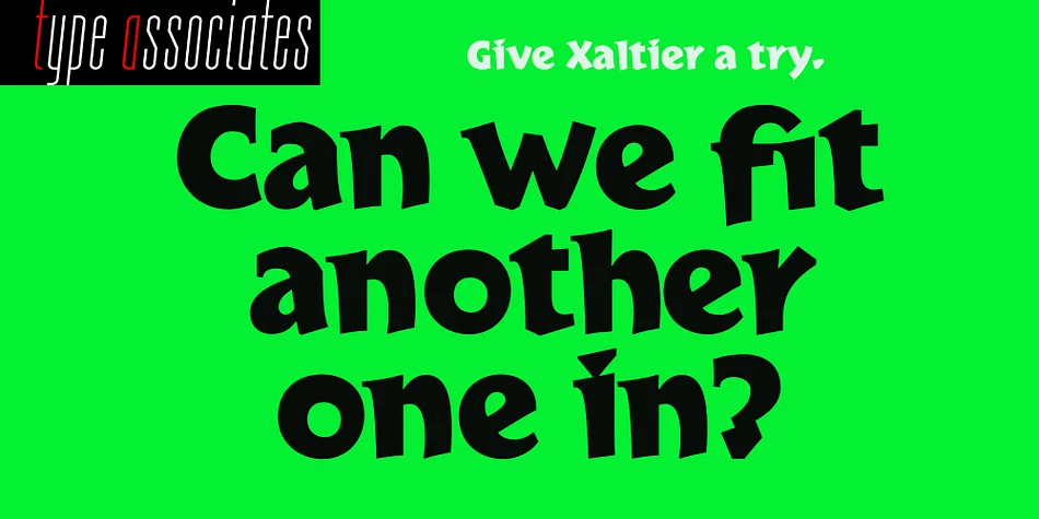 Xaltier by Type Associates — Display Font — thumbnail 4