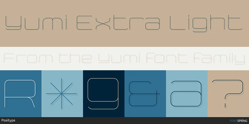 Yumi by Positype — Display Font