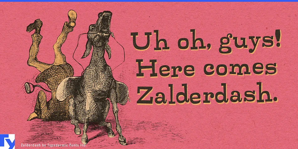 Zalderdash by Typodermic Fonts Inc. — Decorative Font