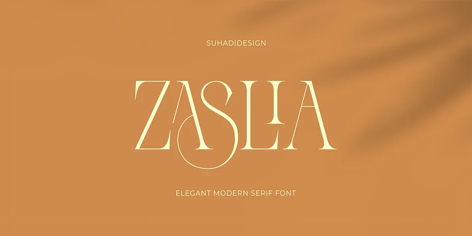 ZASLIA by suhadidesign β Decorative Font