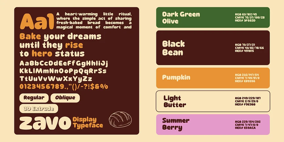 Zavo Sans by roomspace — Display Font — thumbnail 2