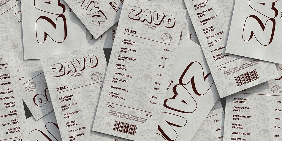 Zavo Sans by roomspace — Display Font — thumbnail 5