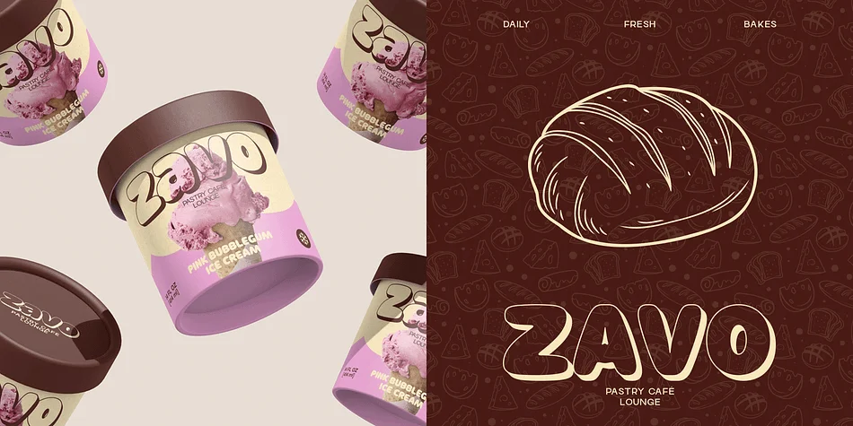 Zavo Sans by roomspace — Display Font — thumbnail 6
