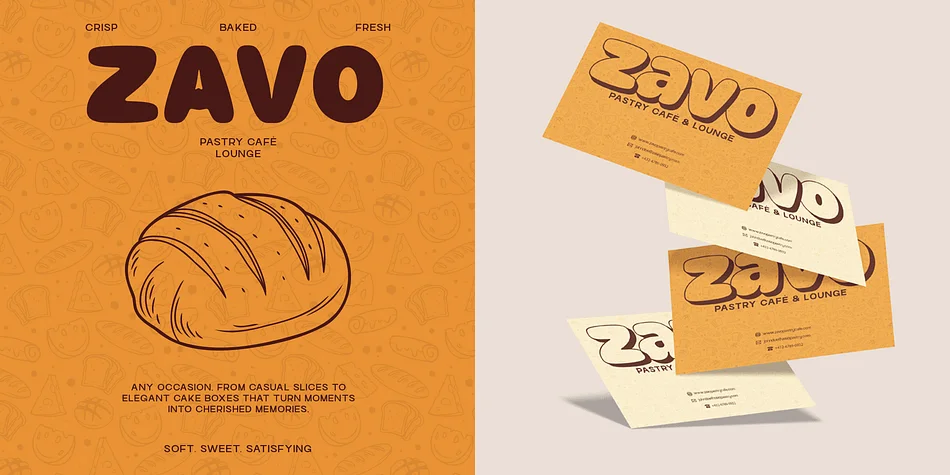 Zavo Sans by roomspace — Display Font — thumbnail 7