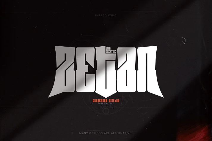 Zetan by Linecreative — Display Font