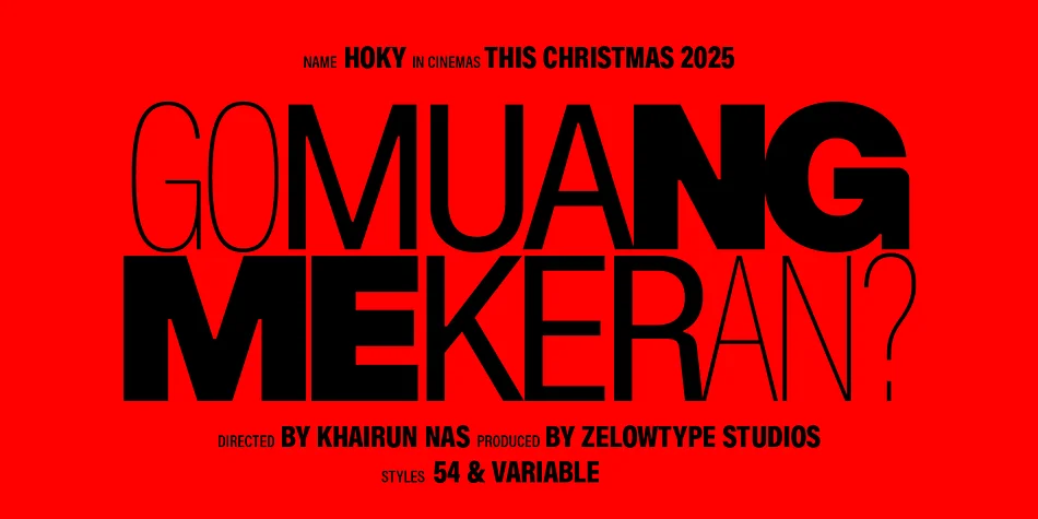 ZT Hoky by Zelow Type — Display Font — thumbnail 3