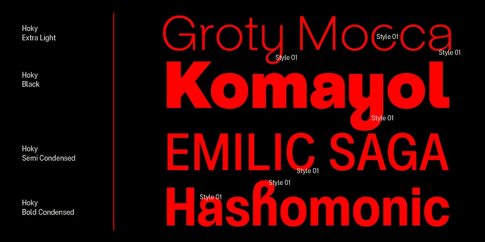 ZT Hoky by Zelow Type — Display Font — thumbnail 6