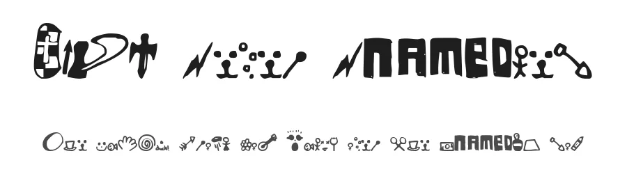FSO Never Named by Jeff George — Dingbats Font