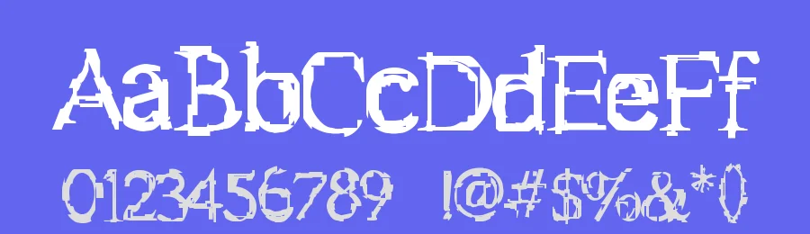 F-Stein by Uzim — Decorative Font — thumbnail 3