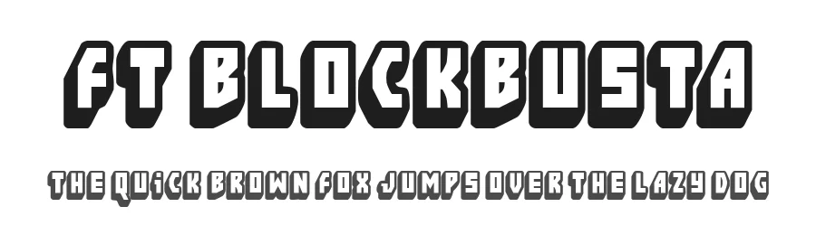 FT Blockbusta by Fenotype — Display Font
