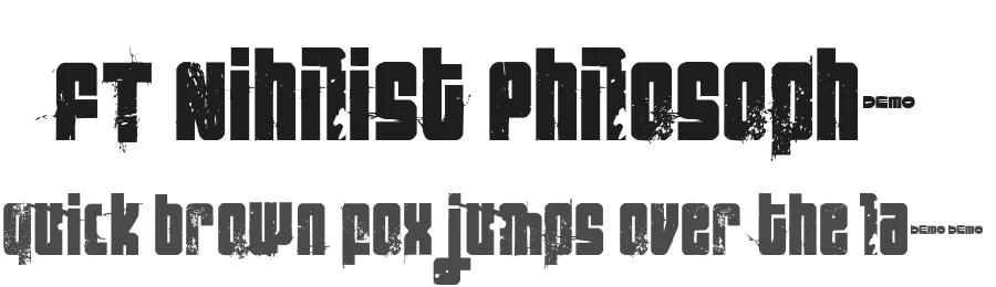 FT Nihilist Philosophy by Fenotype — Decorative Font
