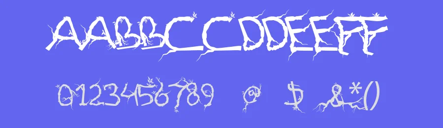 FTF Hutan Akarasiana by Fizzetica.id Typefoundry Indonesia — Decorative Font — thumbnail 3