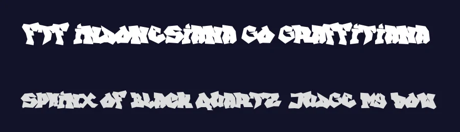 FTF Indonesiana Go Graffitiana by Fizzetica.id Typefoundry Indonesia — Script Handwritten Font — thumbnail 2