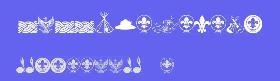 FTF Indonesiana Scout by Fizzetica.id Typefoundry Indonesia — Dingbats Font — thumbnail 3