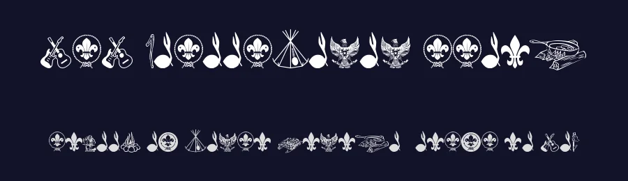 FTF Indonesiana Scout by Fizzetica.id Typefoundry Indonesia — Dingbats Font — thumbnail 2