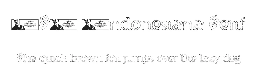 FTF Indonesiana Serif by Fizzetica.id Typefoundry Indonesia — Decorative Font