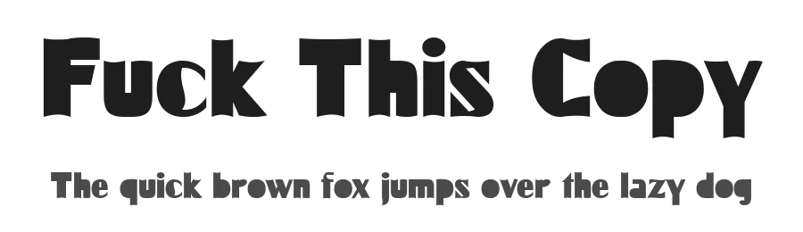 Fuck This Copy