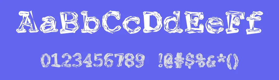 Fuckin Gwenhwyfar by Peter Wiegel — Decorative Font — thumbnail 3