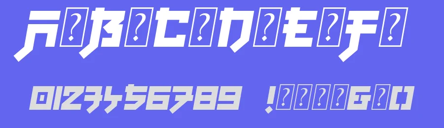 Fuji Quake Zone by imagex — Decorative Font — thumbnail 3