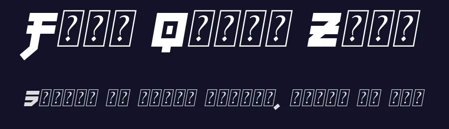 Fuji Quake Zone by imagex — Decorative Font — thumbnail 2