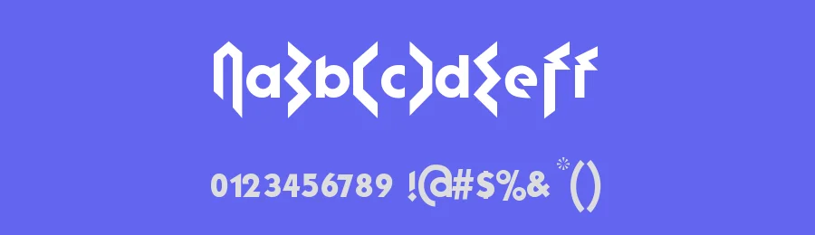 Fujita Ray by Sharkshock — Decorative Font — thumbnail 3