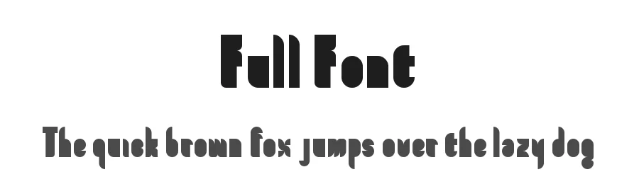 Full Font