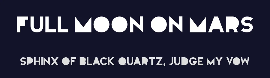 Full Moon On Mars by Dirt2.com - SickCapital — Sans Serif Font — thumbnail 2