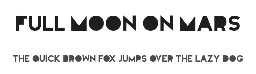 Full Moon On Mars by Dirt2.com - SickCapital — Sans Serif Font