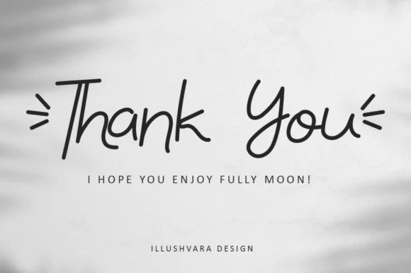 Fully Moon Font by illushvara — Script Handwritten Font — thumbnail 8