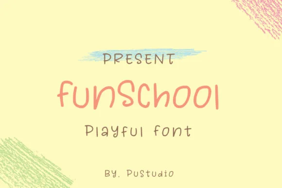 Fun School Font by pustudio — Script Handwritten Font