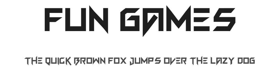 Fun Games by StringLabs Creative Studio — Display Font