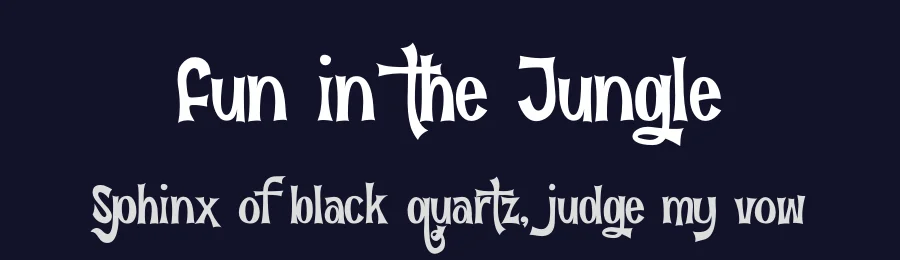 Fun in the Jungle by Dirt2.com - SickCapital — Decorative Font — thumbnail 2