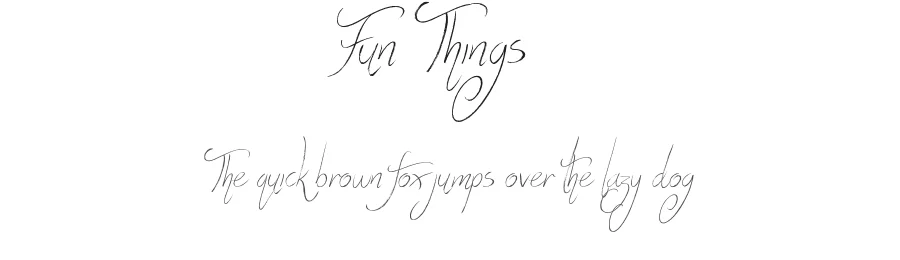 Fun Things