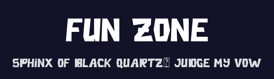 Fun Zone by Alif Ryan Zulfikar — Decorative Font — thumbnail 2