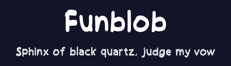 Funblob by Sixtwenty Studio — Decorative Font — thumbnail 2
