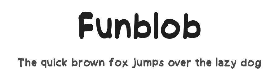 Funblob by Sixtwenty Studio — Decorative Font